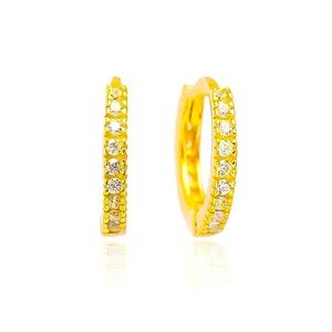 3 for $30 🎄 Diamond Gold Mini Huggie Hoop Earrings